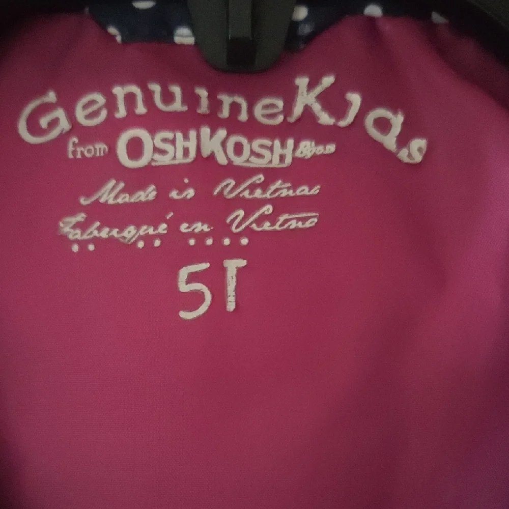 OshKosh‎ B'gosh Pink Vest with White Accents